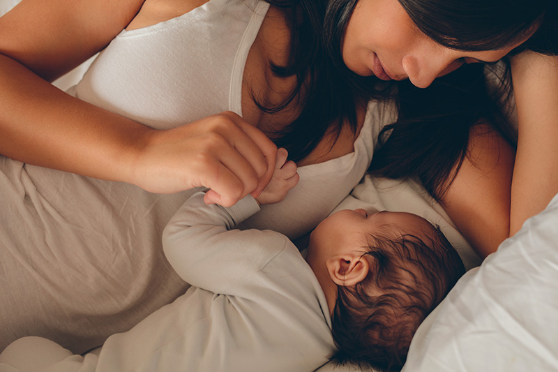 sonni tranqulili per mamma e neonato