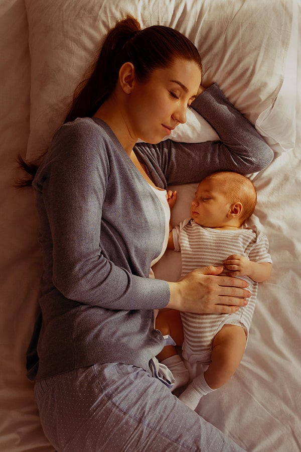 Sonni tranquilli dopo la nascita del bambino grazie alle consulenze ostetriche